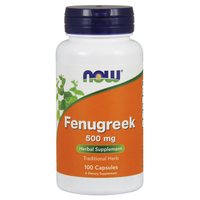 Fenugreek 500 mg - 100 Capsules