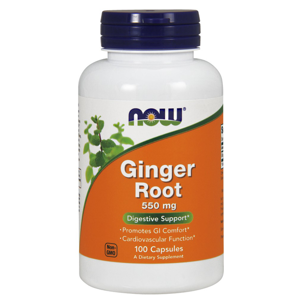 Ginger Root 550 mg - 100 Capsules