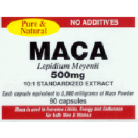 Maca 500 mg 10:1 extract capsules